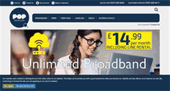 Desktop Screenshot of poptelecom.co.uk